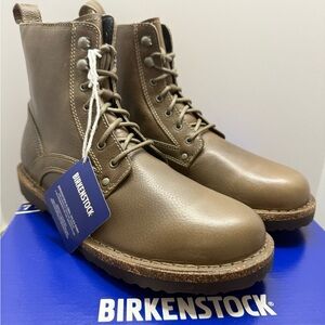 Birkenstock Bryson Combat Lace-up Ankle Boots 42 11 NWT Taupe